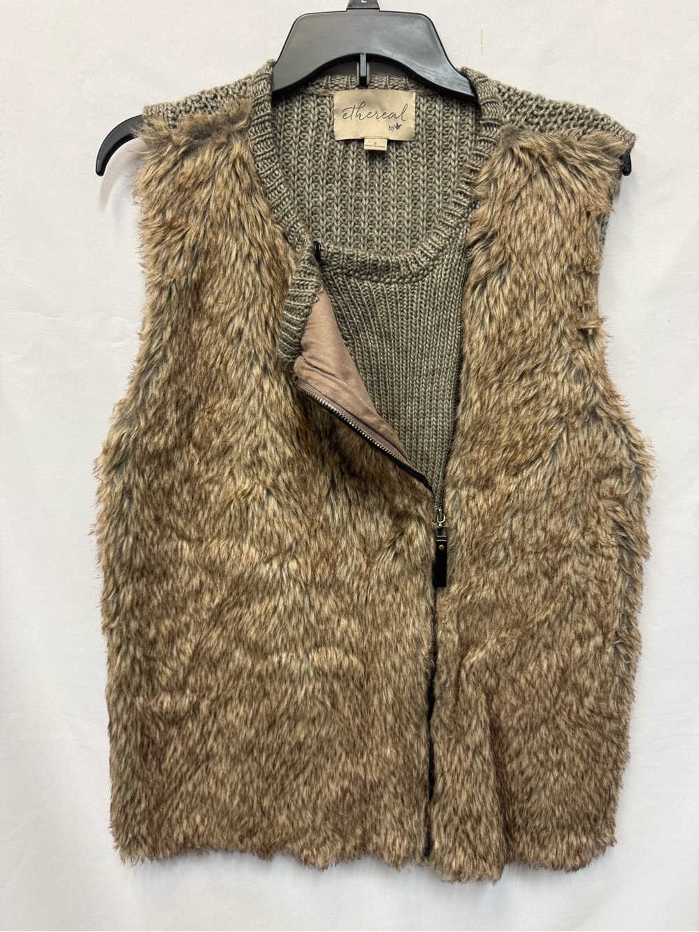 Ethereal by Maurices Faux Fur sweater vest